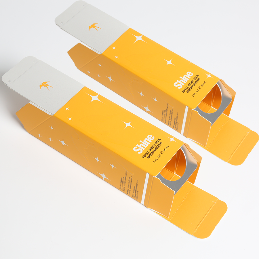 Custom Logo Small Business Packaging Ivory Board Boxes Jewelry Tuck End Box Packaging