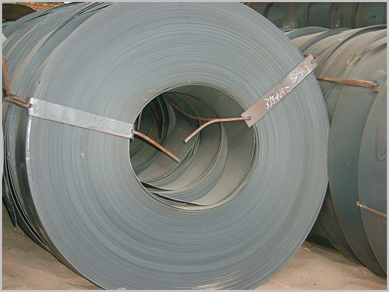 Buy GB/T 700 Q195 / Q235 / Q345 Hot Rolled Steel Coils / Strip With 145 - 630 MM Width at wholesale prices