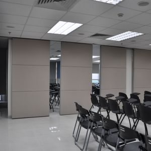 Cambodia Palace Hotel Acoustic Operable Partition Movable Folding Partition Wall