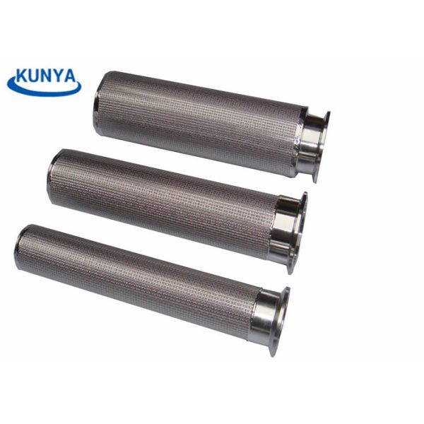 12mm Round Perforated Metal Mesh Cylinder 1um Glass Fiber Wire Mesh Tube