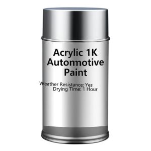 China Acrylic 1K Automotive Paint with Weather Resistance Yes and Drying Time 1 Hour on sale