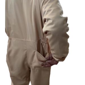 Apricot Color Thicker Bee Suit Beekeeping Jacket Free Size for Beekeepers