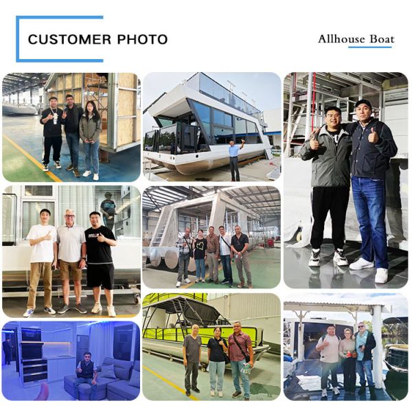 30m Length 15m Width Floating Restaurant Boat High Capacity for 200 People