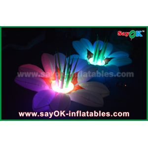 1.5m Nylon Cloth Inflatable Lighting Decoration Flower Multicolor for Party