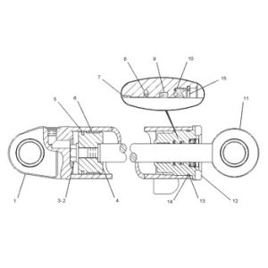 China 5J7013 Seal Assy Hyd Piston Cylinder Liner 9T-8229 Engine 5J-7013 Ring 9T8229 Piston As on sale