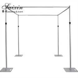 Wedding Mandap Backdrop Telescopic Adjustable Wedding Centerpiece Backdrop Frame