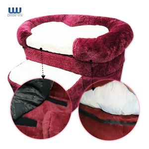 Non Slip Balanced Two Step Dog Stairs Steps Ramp High Density Foam