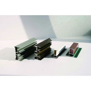 6000 Series Window Aluminum Profile Powder Coating Good Wear Resistance