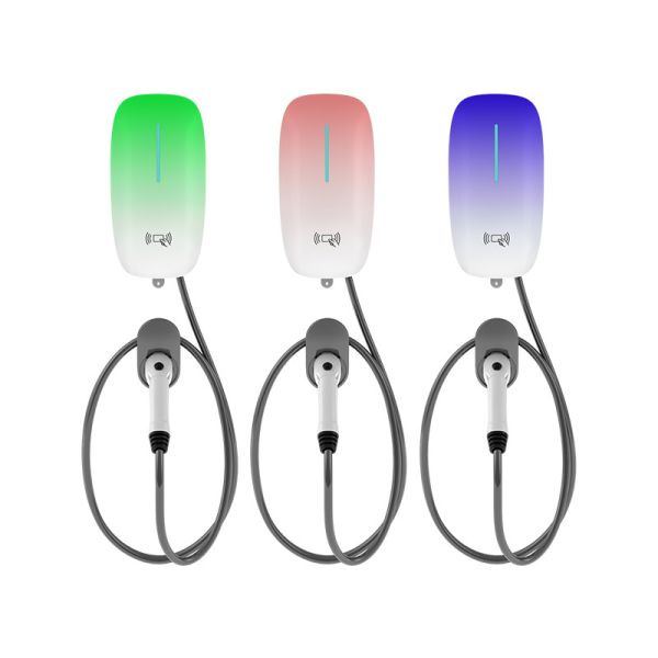 Buy Portable 7kW DC Fast Charging 220V EV Car Charger with Connection Temperature Detection and Wall Mounted Floor Stand at wholesale prices