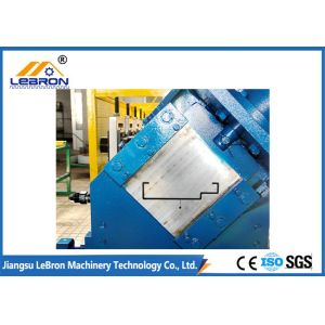 2018 new type PLC Control Full Automatic Shutter Door Guide Roll Forming Machine