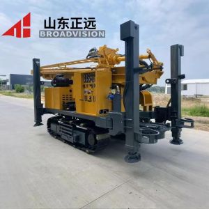 Track-type Water Well Drilling Rig For Deep-hole Operations Is Energy-efficient,