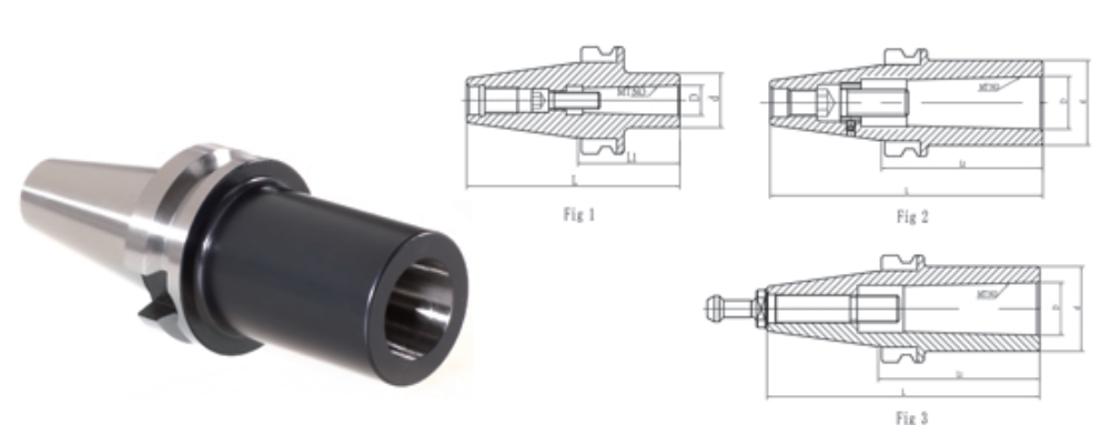 High Strength Milling Machine Accessories Pull Type NC Morse Taper Holder