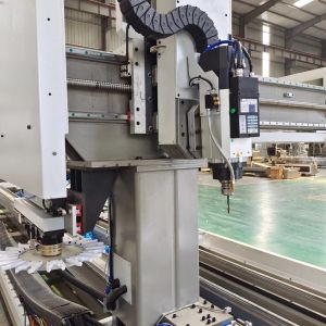 7000mm Cnc Aluminum Cutting Saw Machine RTCP Curtain Wall Machine