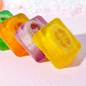 Loofah Aloe Handmade Soap Essential Oil Soap Customizable Volume