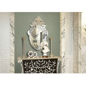 Crevasse Crack Modern Bedroom Wallpaper , Easy Peel And Stick Removable