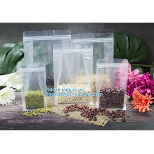 Ziplock And Heat Sealable Bags - Stand Up Food Storage Pouches - Safe Waterproof