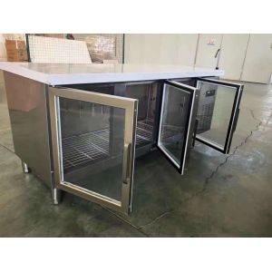 Direct Cooling Stainless Steel Freezers Refrigeration Facilities 1380L