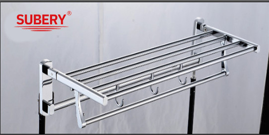 Mordern Space Saver Folder Towel Rack Folder Towel Shelf Wall Mounted Type For