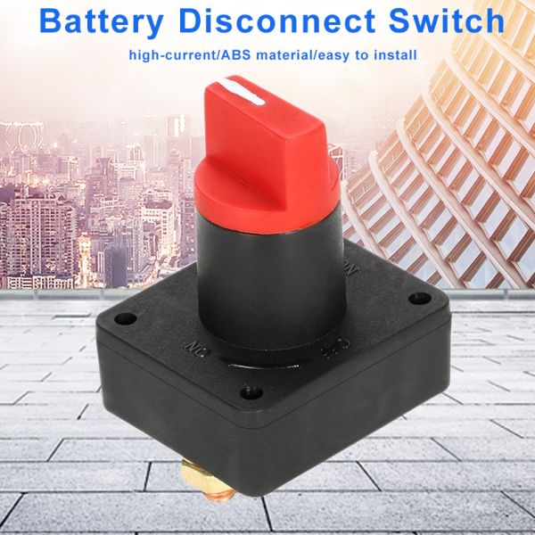 300A 60VDC Mini Universal Motorcycle Car Auto Battery Disconnect Cut Off Kill Switch
