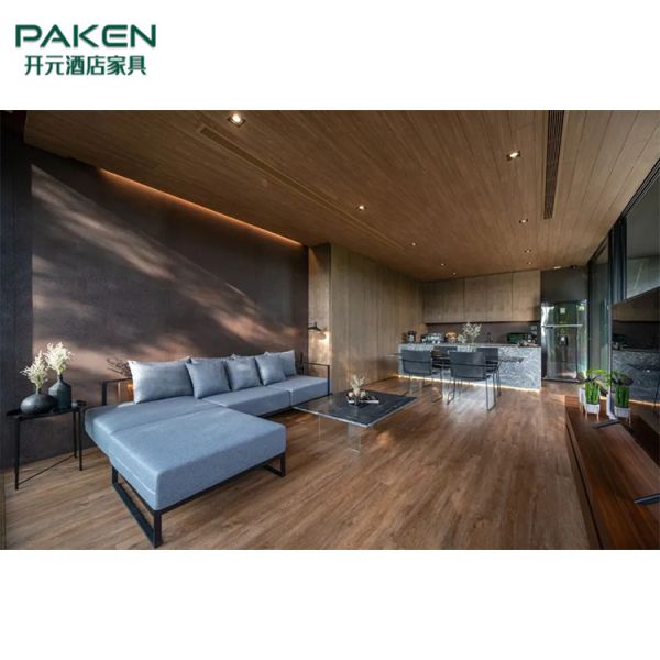 Marble And Wooden Style Customize Modern Villa Furniture Living Room Furniture