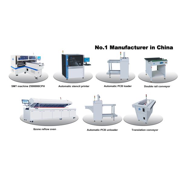 led lamp making machine of 68 heads full automatic led flexible strip SMT pick and place machine