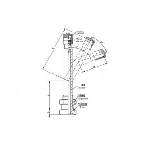 V3.20.4 Brass Valve Stem 90mm Effective Lenght 9.7mm Rim Hole For Truck