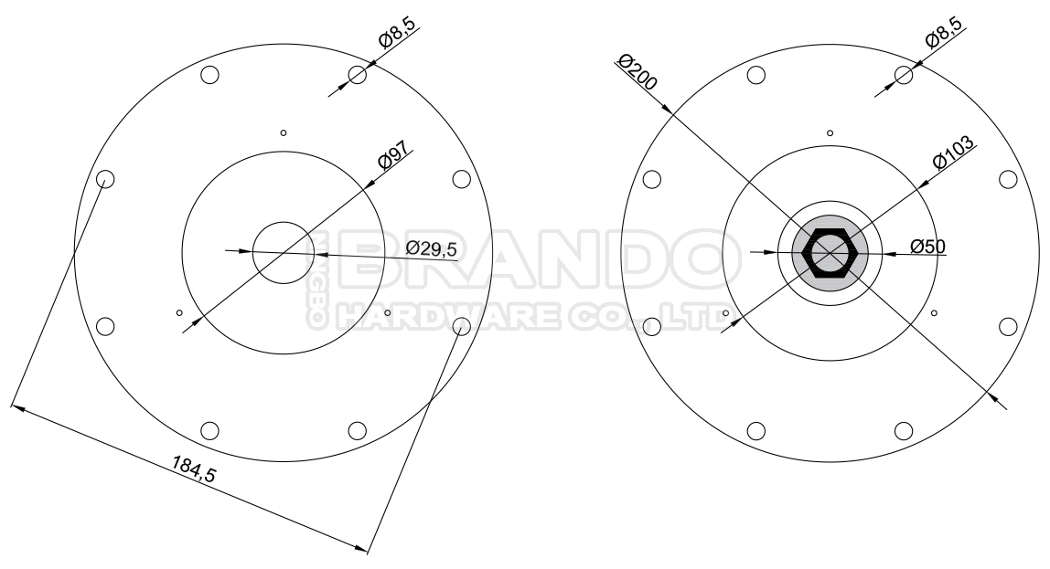 3'' Goyen Type Pulse Valve K7600 K7604 K7610 K7602 Diaphragm Repair Kit dimension