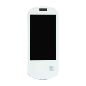 White 21'' Capacitive Touch Screen Bill Kiosk with SDK Function and 80mm Built