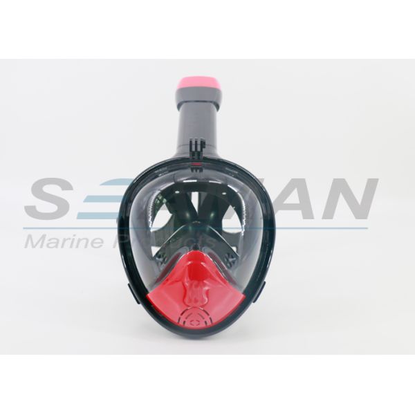new updated fashion look 180 degree full face snorkel mask with Gopro mount