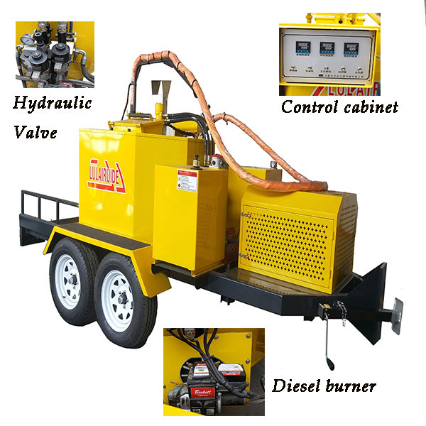 Buy 25hp Road Crack Filling Machine For Asphalt Crack Repair at wholesale prices