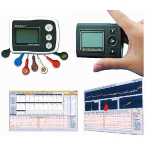 Holter ECG Workstation 24 Hours Digital Holter Monitor CE Approved 3/12 channels