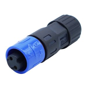 Nylon M12 Self-locking Panel Mount and Plug Waterproof IP67 Connectors