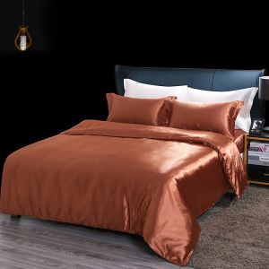 Queen Size 100 Silk Bedding Set
