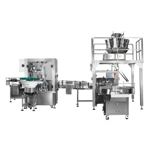 SGS 30 Cans / Min Glass Bottle Plastic Jar Packing Machine