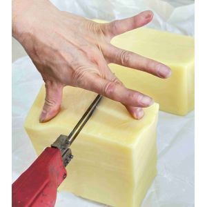 Lightweight Practical Hot Melt PSA , Rectangular Heat Melt Adhesive