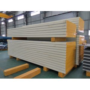 Modular Insulated Wall Polyurethane PU Sandwich Panel