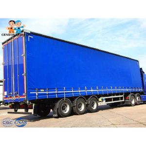 Welding Design Van Enclosed 30ton 40ft Flatbed Curtain Side Trailers