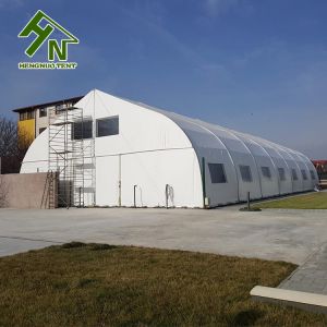 China 30x20 Anodized Surface Curved Event Tent Durable Outdoor Tennis Court on sale