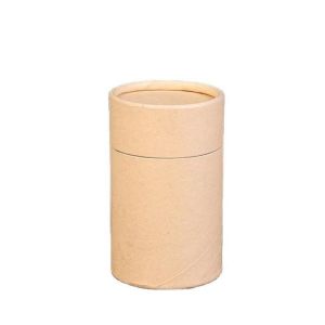 Customized Paper Cans Packaging Box Recyclable Kraft / Cardboard Round Shape
