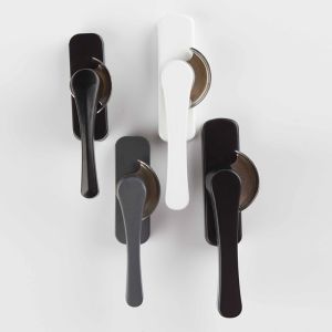 Quality Sliding Window Handle with 27mm Height and Modern Black Painting Surface Treatment for sale