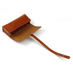 Soft pu leather sewing eyewear glasses sunglasses case