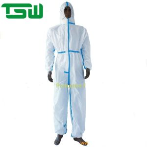 Breathable Welding 45gsm Medical Protective Coverall