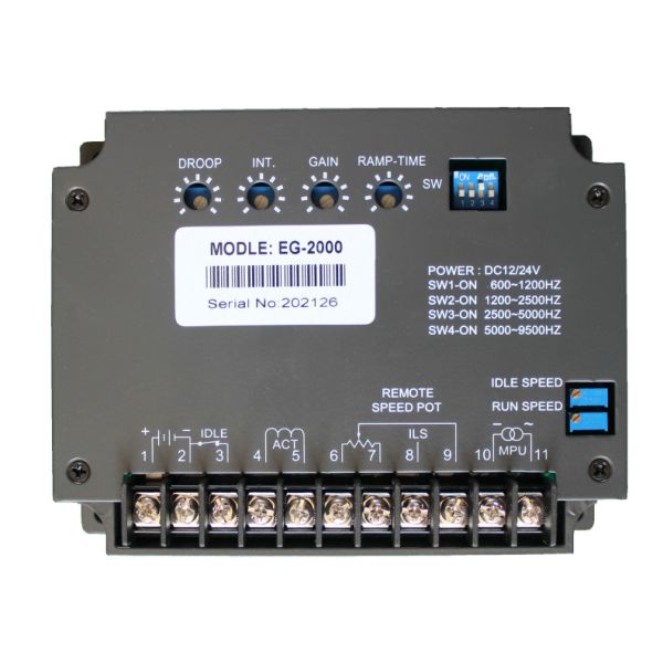 Speed Controller Generator Accessories Control Engine Fast Precise Response To Transient Load Changes