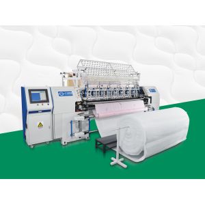 4kw Industrial Quilting Machine 3300mm Width Mattress Manufacturing Equipment