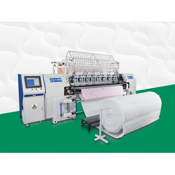 Buy 4kw Industrial Quilting Machine 3300mm Width Mattress Manufacturing Equipment at wholesale prices