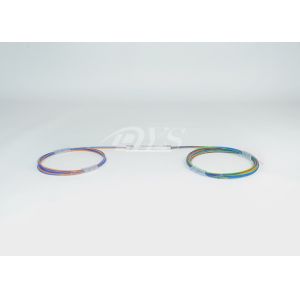 2*4 PLC Optical Fiber Splitter , Single Mode Cable