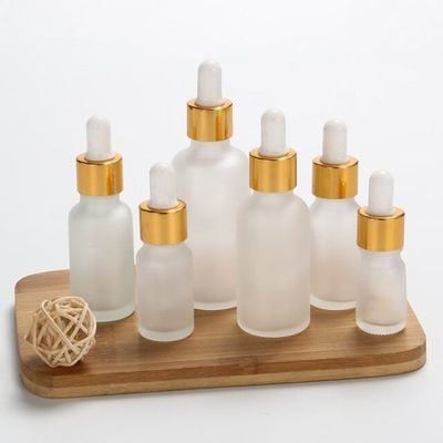 Frosted Small Essential Oil Bottles Corrosion Resistant Long Life Span