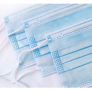 Earloop Fda Disposable Surgical Mask 3 Layers Custom Logo