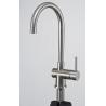 Buy cheap W01-008 kitchen basin sink mixer tap Stainless steel brushed finished cold hot from wholesalers