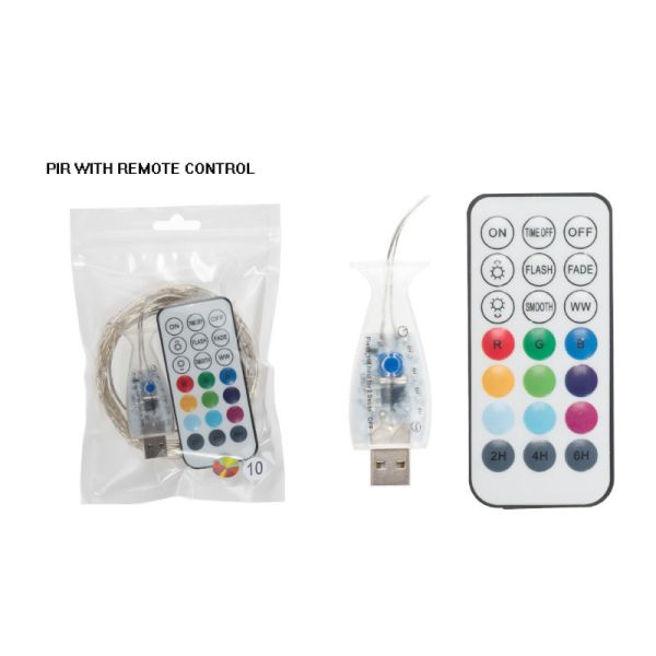 5m USB Powered String Lights Warm White Fairy Lights For Party Decoration